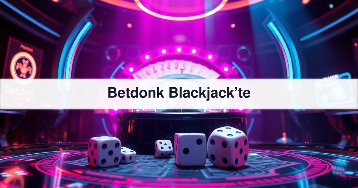 Betdonk Blackjack’te