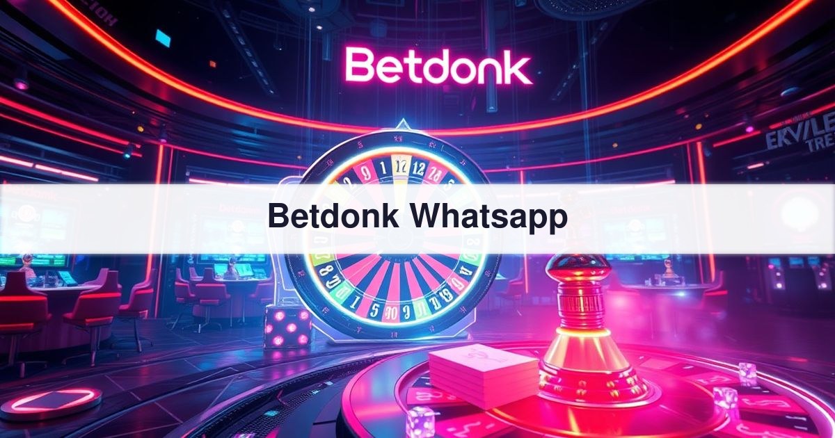 Betdonk Whatsapp